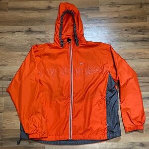 Y2K reflective Nike zip up jacket